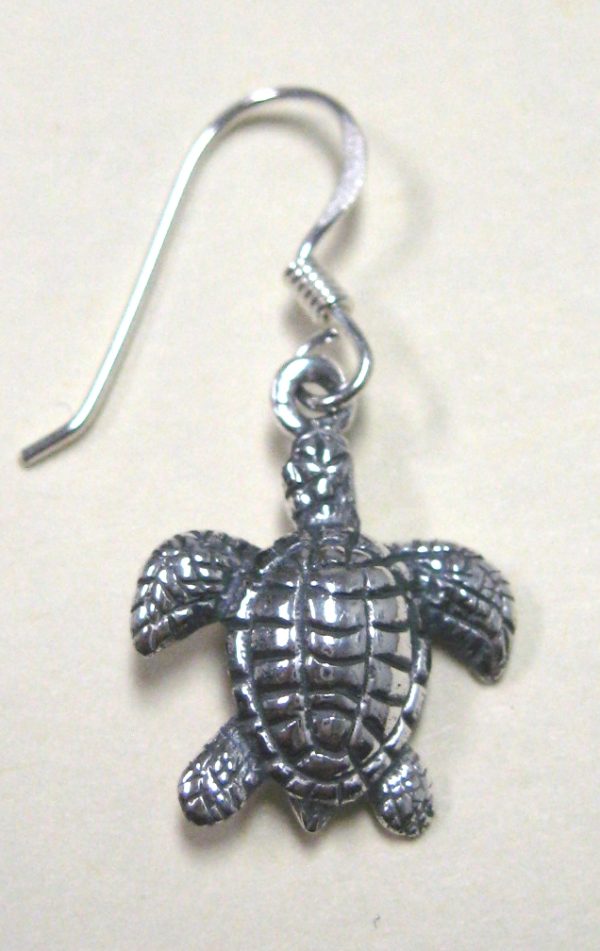 Loggerhead Sea Turtle Dangle Earrings